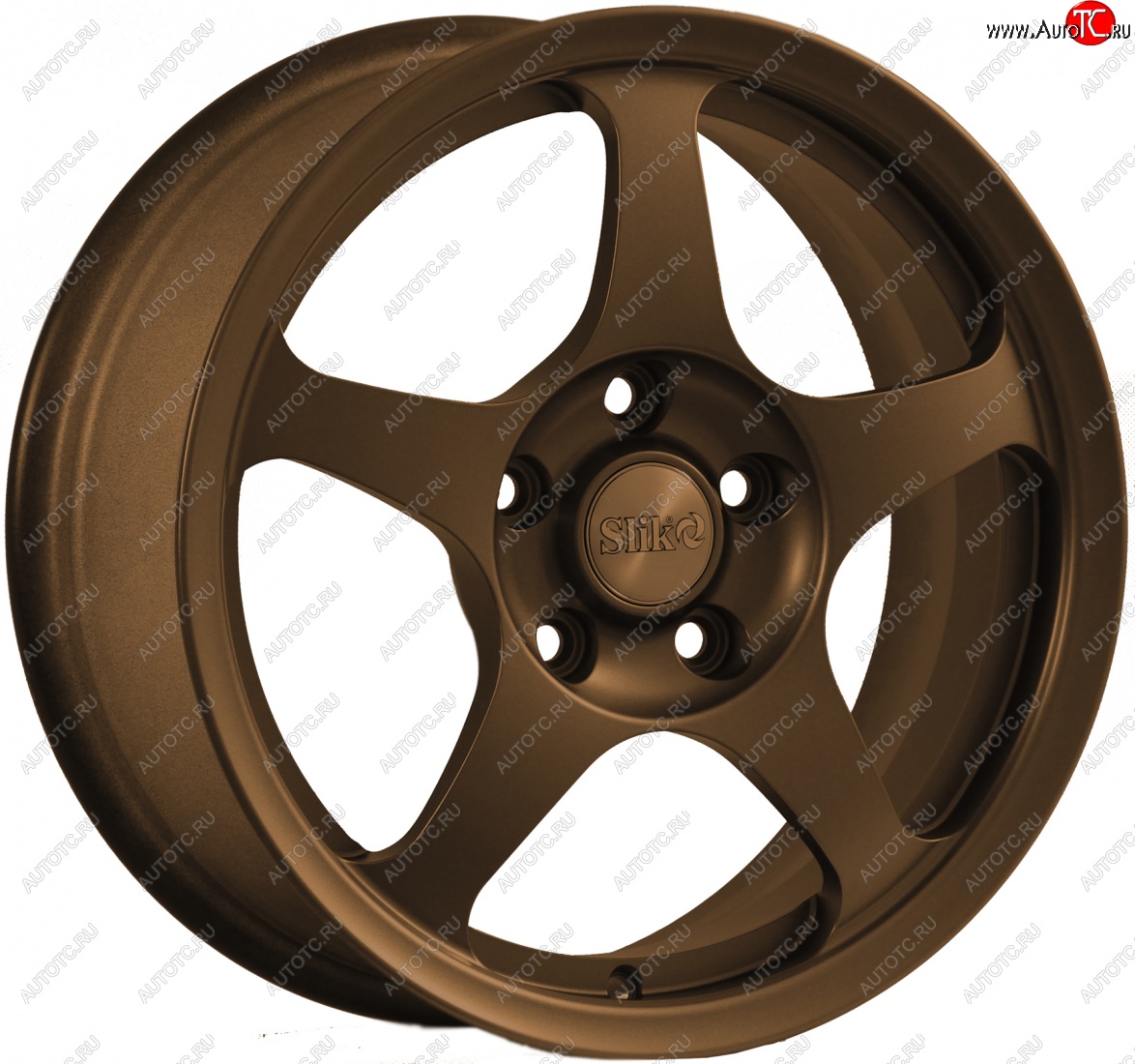 10 999 р. Кованый диск Slik classik R16x6.5 Коньячная бронза. Глянец (BRZCGN) 6.5x16 технику из списка применимости (Цвет: BRZCGN)  с доставкой в г. Кемерово