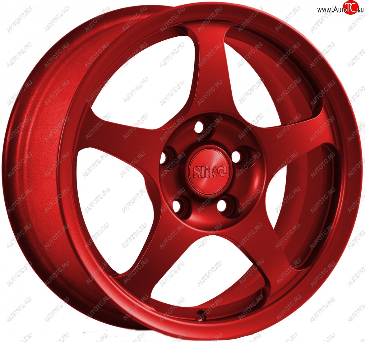 10 999 р. Кованый диск Slik classik R16x6.5 Красный (RED) 6.5x16   (Цвет: RED)  с доставкой в г. Кемерово