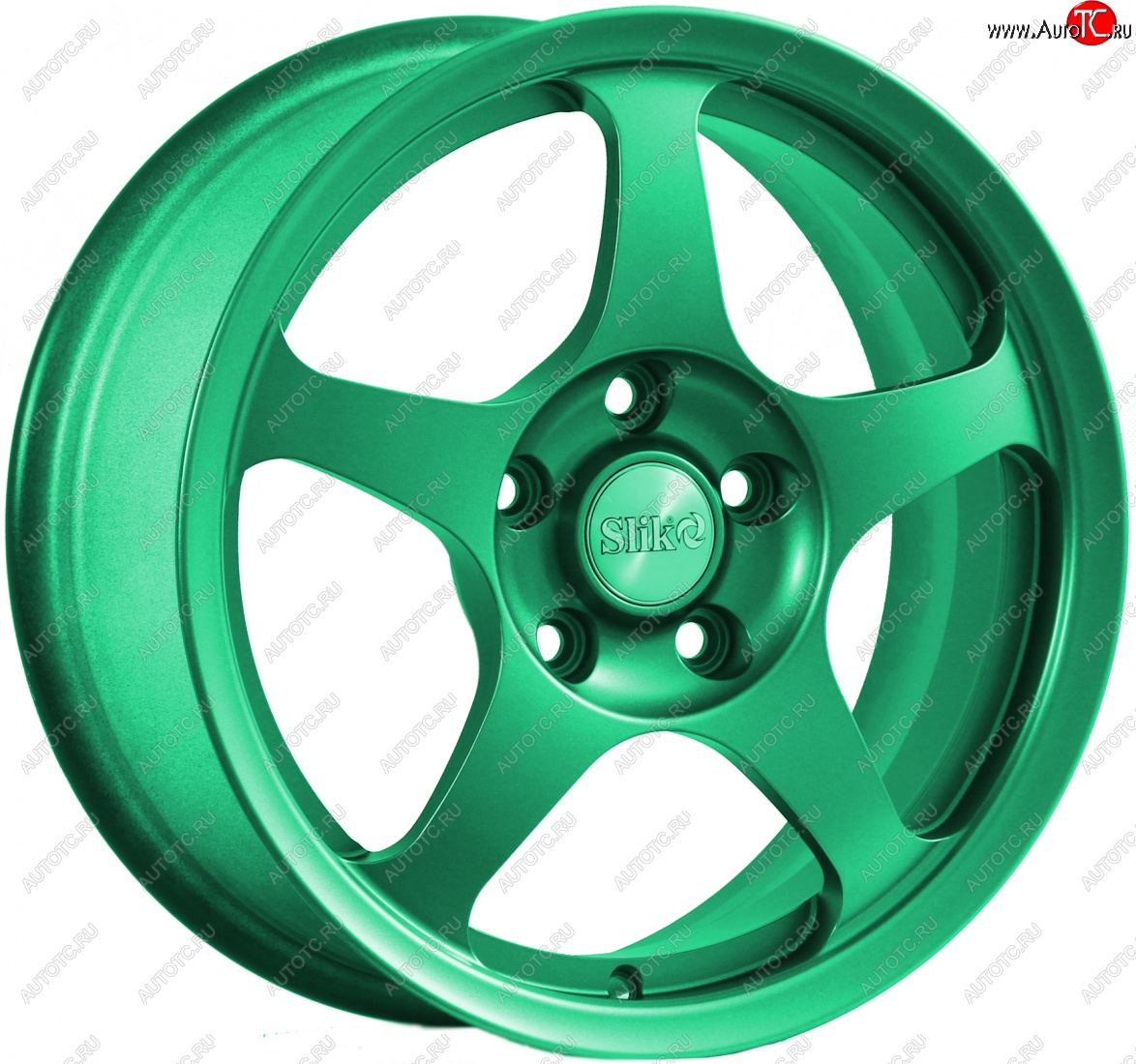 10 999 р. Кованый диск Slik classik R16x6.5 (Candy Green) изумрудно-зеленый 6.5x16 технику из списка применимости (Цвет: Candy Green)  с доставкой в г. Кемерово