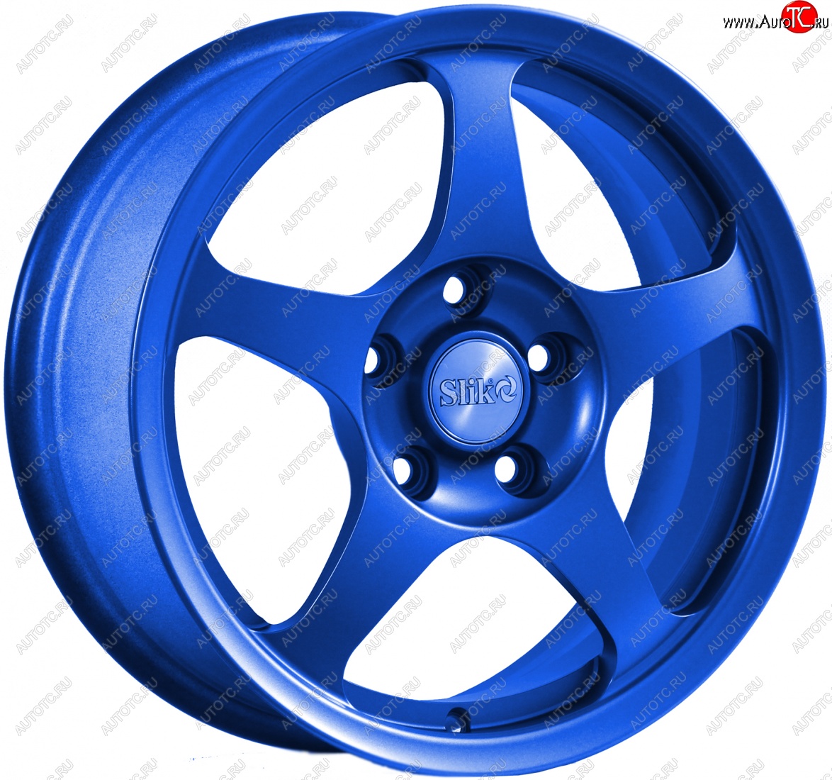 10 999 р. Кованый диск Slik classik R16x6.5 Синий (BLUE) 6.5x16   (Цвет: BLUE)  с доставкой в г. Кемерово