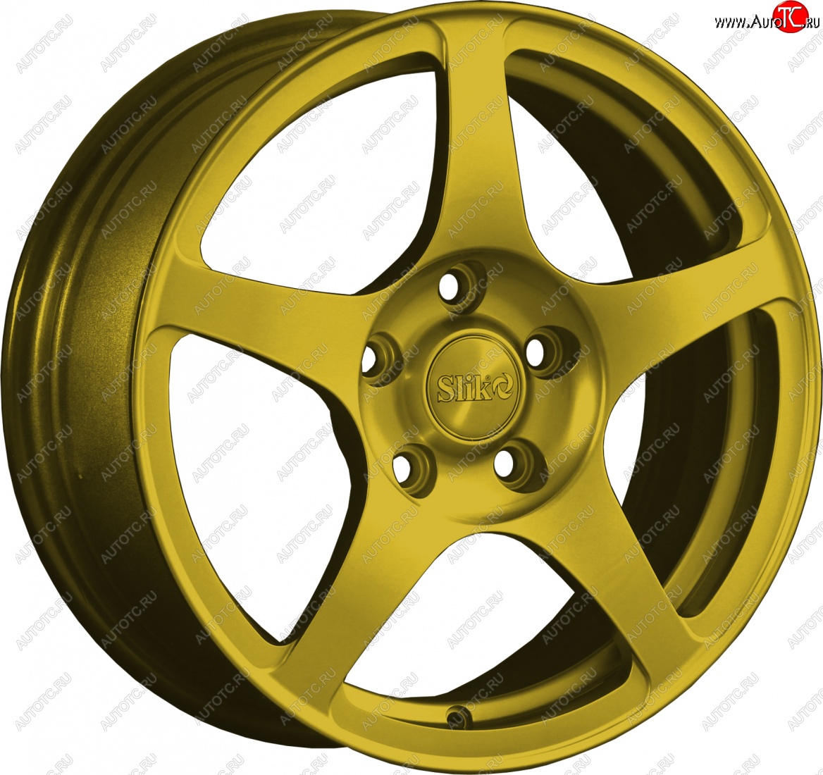 15 249 р. Кованый диск Slik Classic L-193 6.5x16   (Ярко желтый RAL1021 (YELLOW))  с доставкой в г. Кемерово