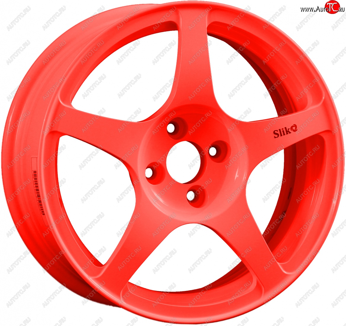 11 049 р. Кованый диск Slik classik R16x6.5 Candy алый 6.5x16   (Цвет: Candy алый 6.5x16)  с доставкой в г. Кемерово