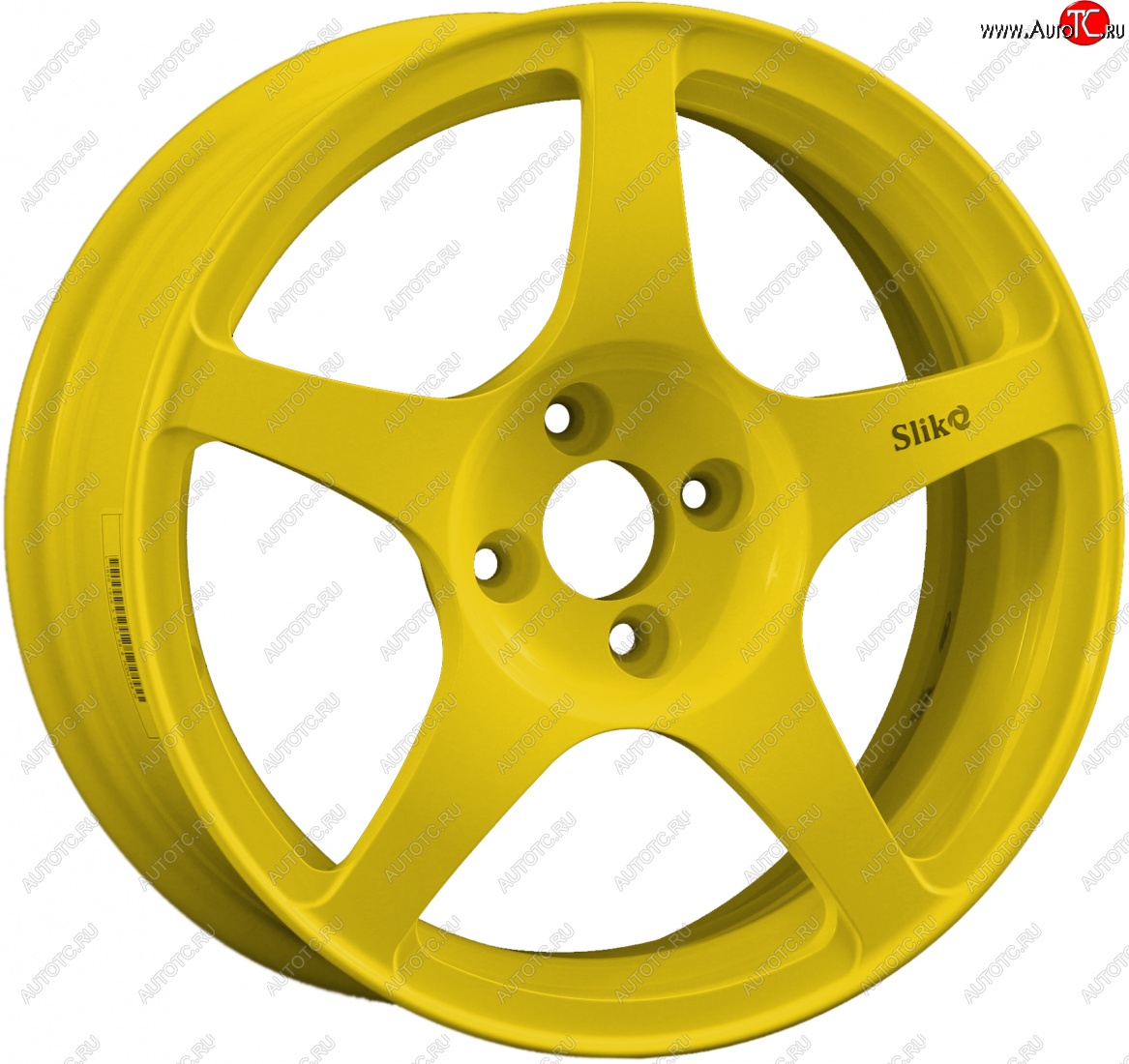 11 049 р. Кованый диск Slik classik R16x6.5 Candy YELLOW ярко-желтый 6.5x16   (Цвет: Candy YELLOW ярко-желтый 6.5x16)  с доставкой в г. Кемерово