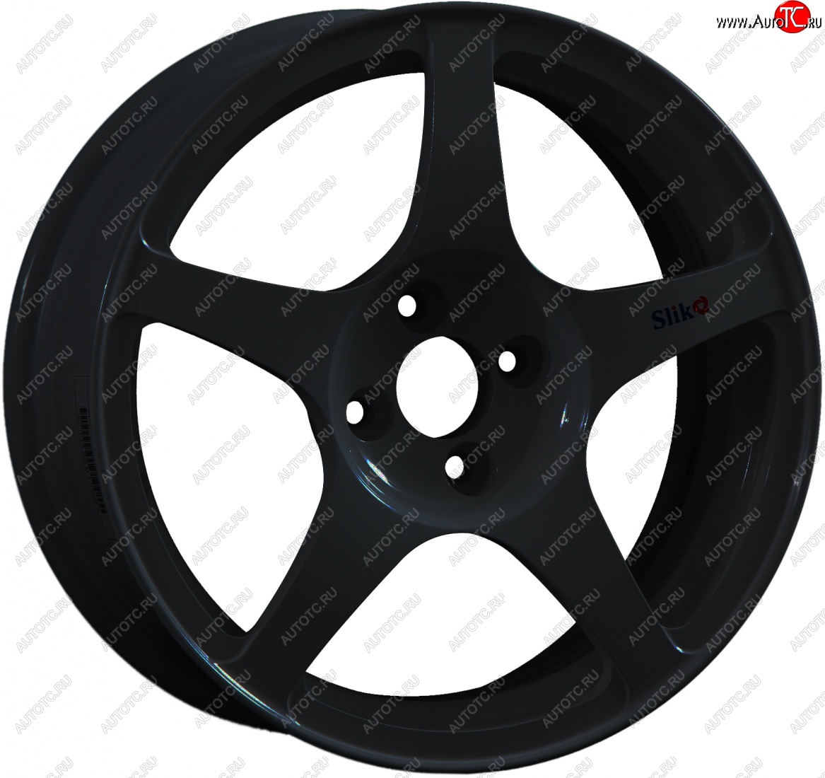 10 349 р. Кованый диск Slik classik R16x6.5 Черный матовый (MB) 6.5x16   (Цвет: MB)  с доставкой в г. Кемерово