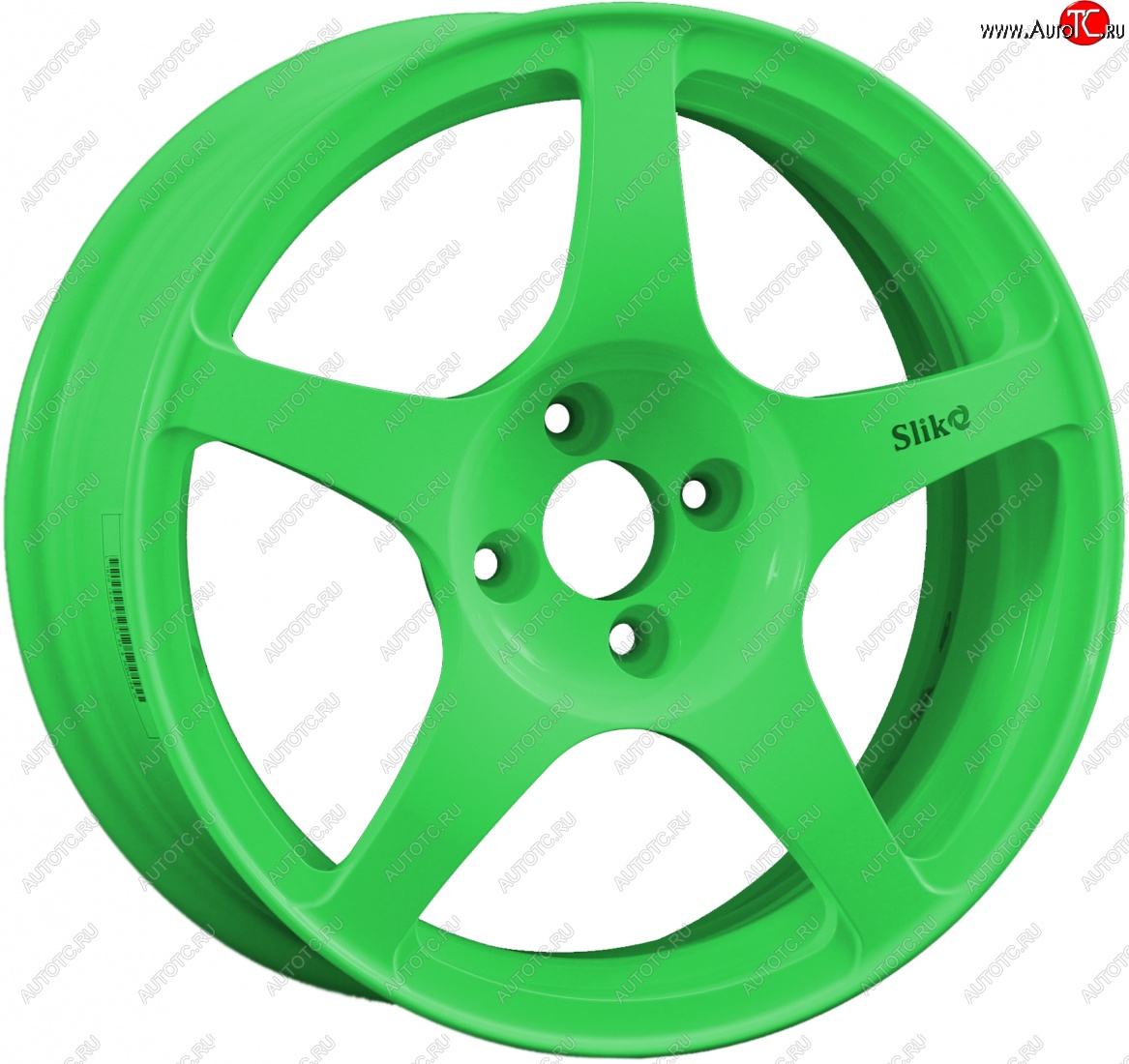 10 599 р. Кованый диск Slik classik R16x6.5 RAL 6038 ярко-зеленый 6.5x16 технику из списка применимости (Цвет: RAL 6038 ярко-зеленый 6.5x16)  с доставкой в г. Кемерово