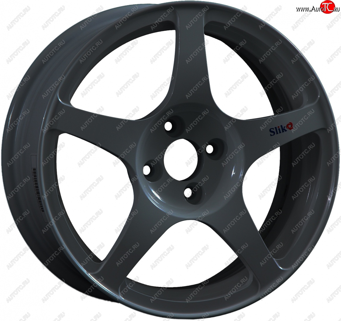 10 599 р. Кованый диск Slik classik R16x6.5 Графит матовый (GRF2) 6.5x16   (Цвет: GRF2)  с доставкой в г. Кемерово