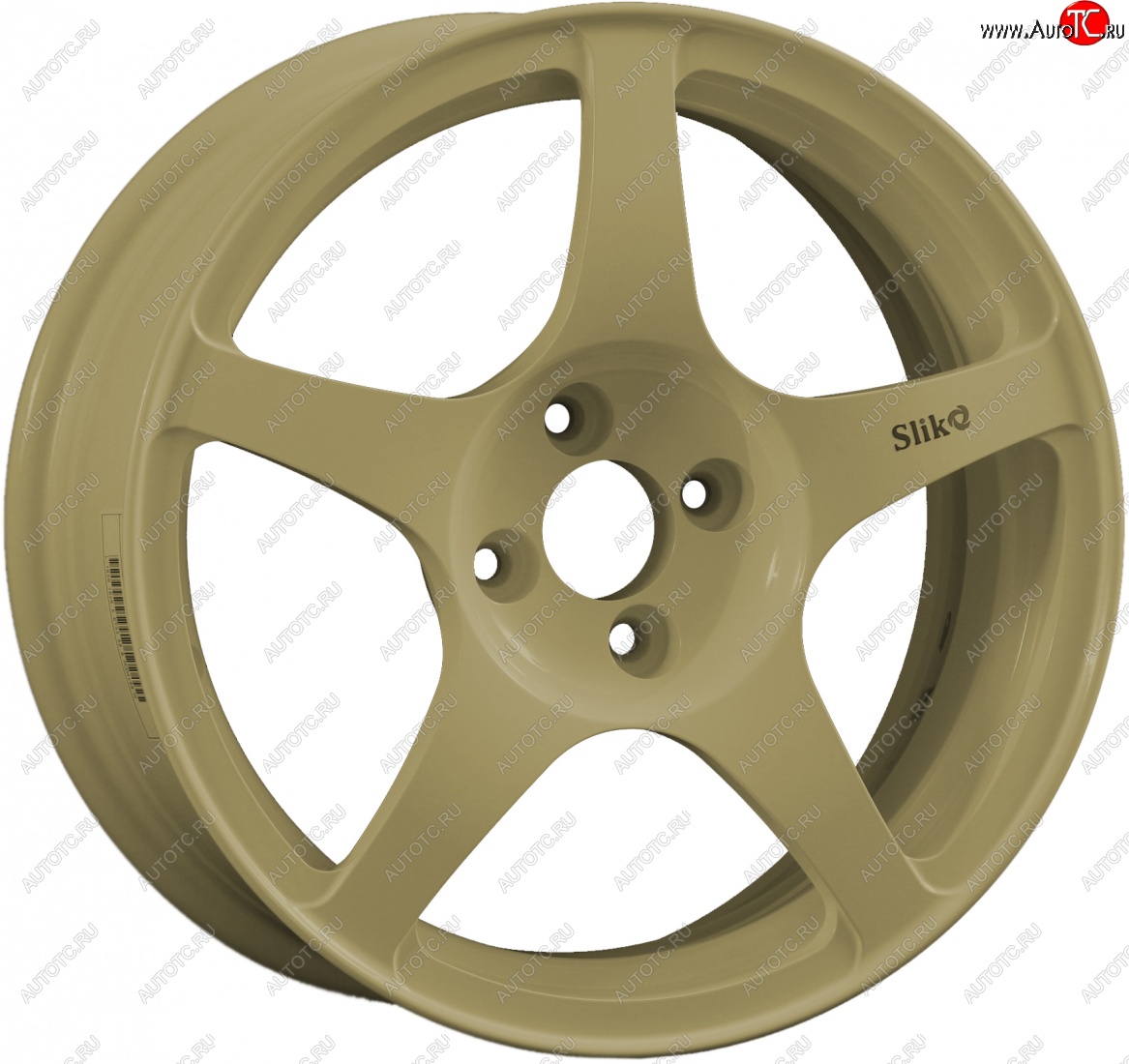 10 349 р. Кованый диск Slik classik R16x6.5 Золотой (G) 6.5x16   (Цвет: G)  с доставкой в г. Кемерово