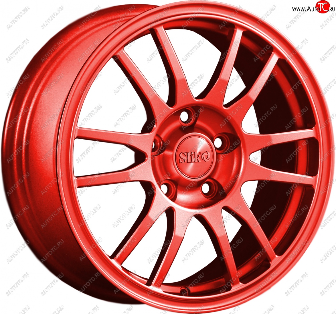 12 949 р. Кованый диск Slik classik R16x6.5 Candy алый 6.5x16   (Цвет: Candy алый 6.5x16)  с доставкой в г. Кемерово