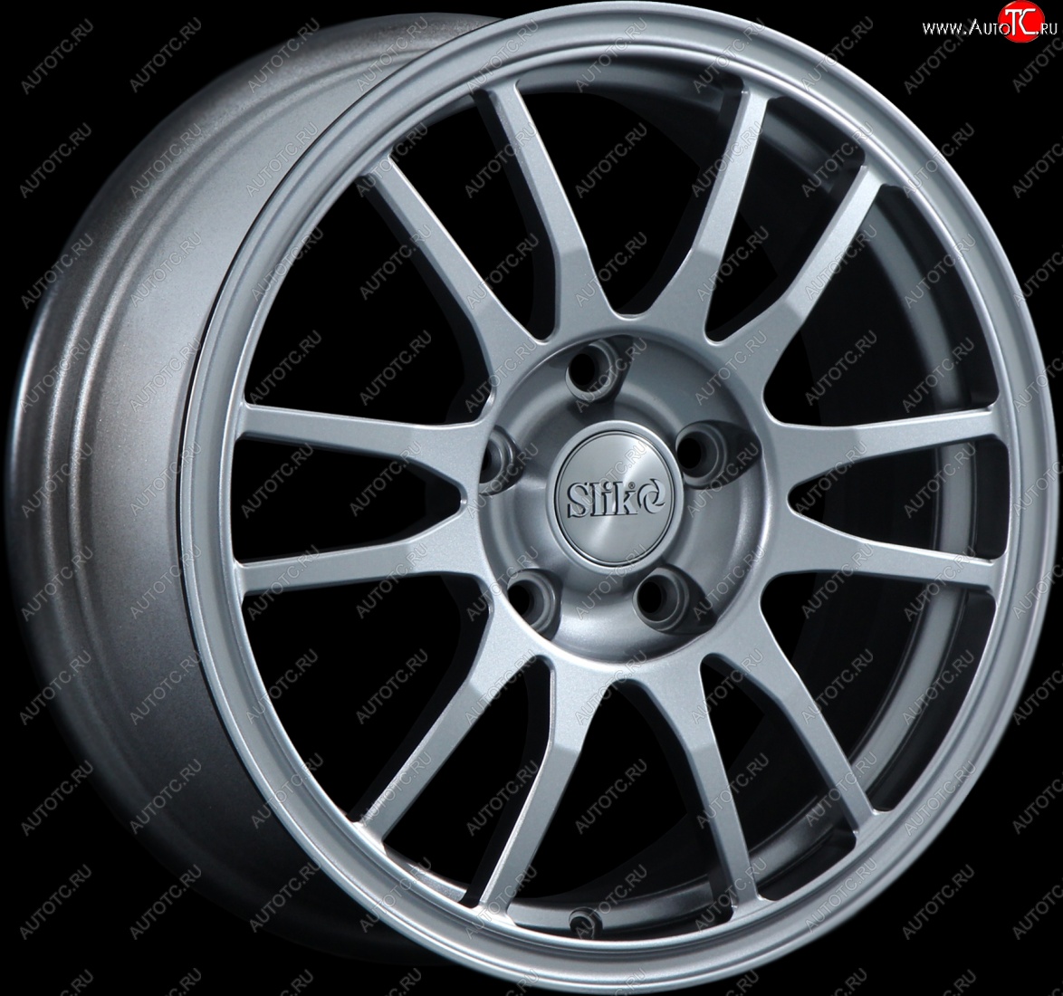12 949 р. Кованый диск Slik classik R16x6.5 Серебристый тёмный (S25) 6.5x16   (Цвет: S25)  с доставкой в г. Кемерово