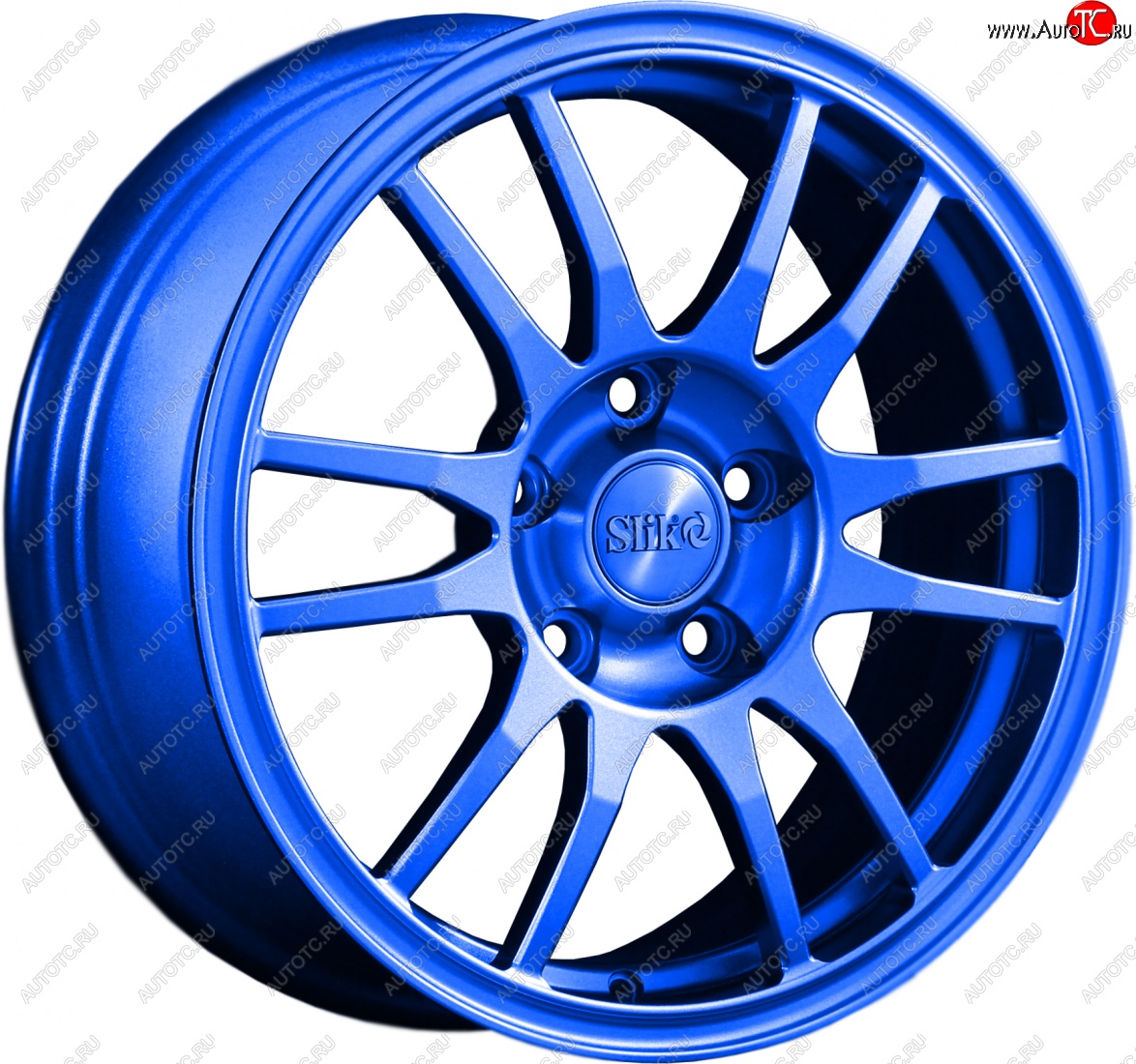 12 949 р. Кованый диск Slik classik R16x6.5 Синий (BLUE) 6.5x16   (Цвет: BLUE)  с доставкой в г. Кемерово