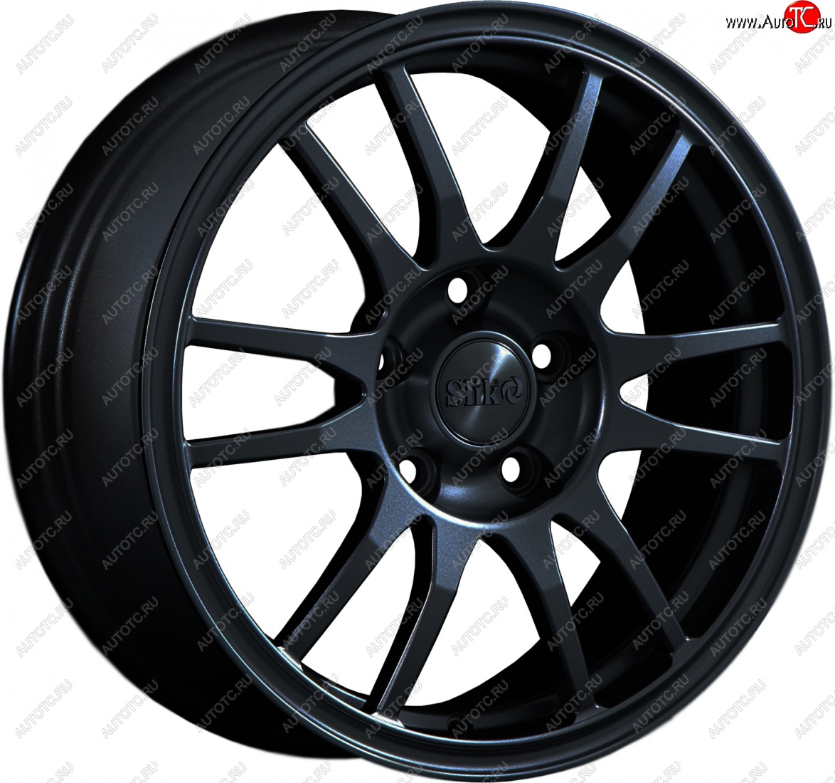 12 949 р. Кованый диск Slik classik R16x6.5 Черный глянцевый (BK) 6.5x16   (Цвет: BK)  с доставкой в г. Кемерово
