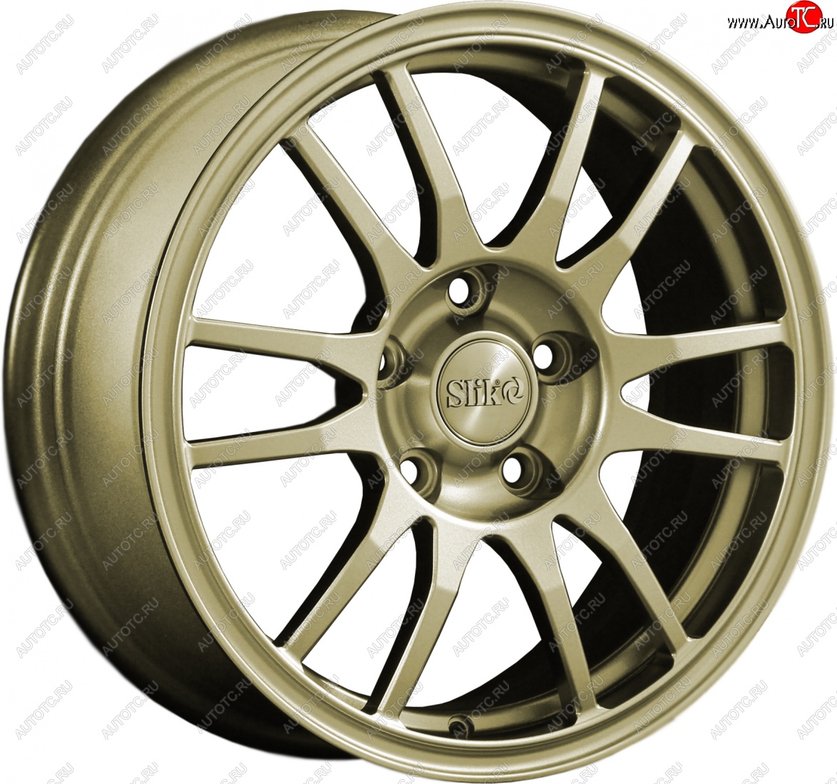 12 949 р. Кованый диск Slik classik R16x6.5 Золотой (G) 6.5x16   (Цвет: G)  с доставкой в г. Кемерово