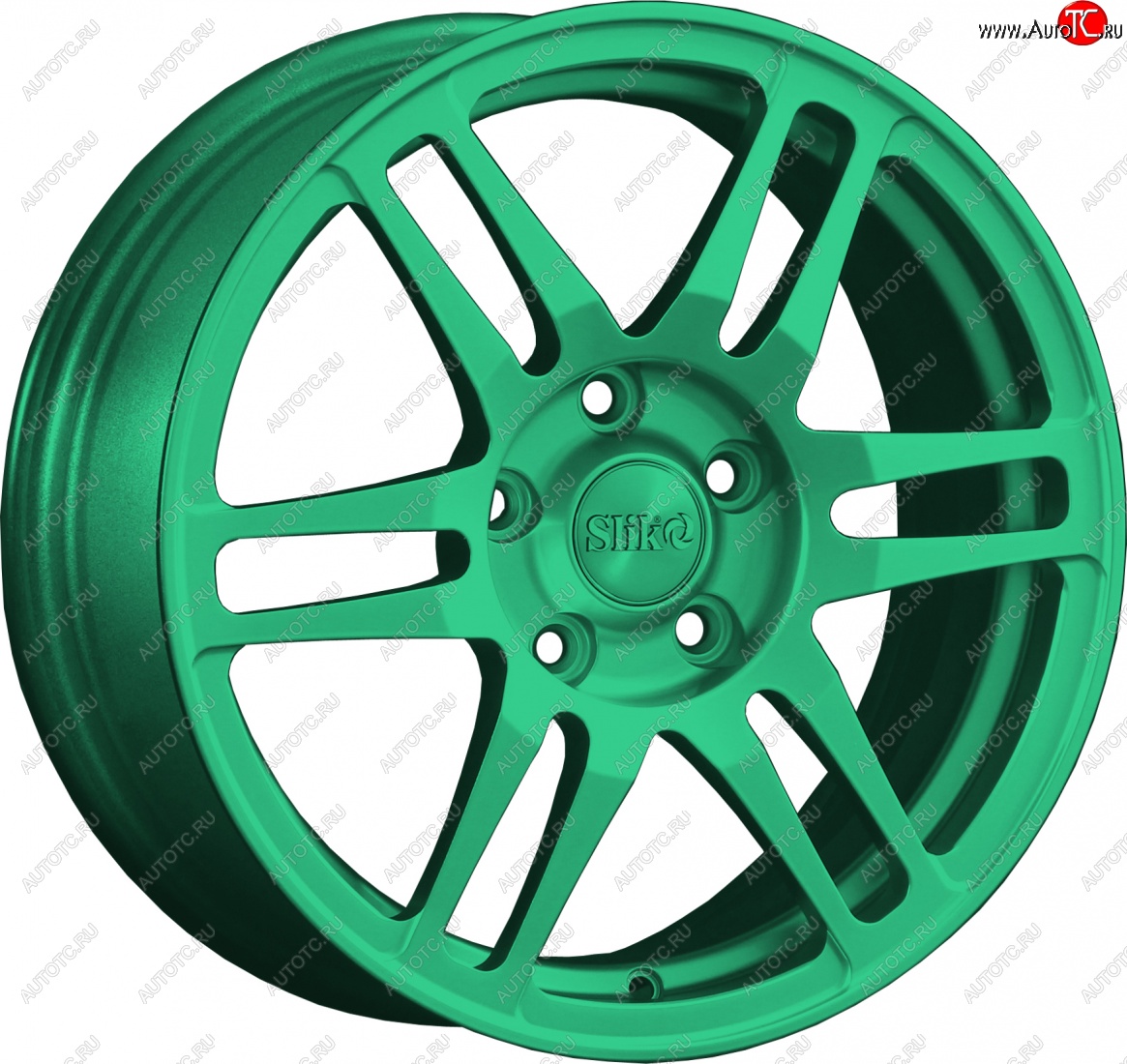 12 949 р. Кованый диск Slik classik R16x6.5 Candy Green изумрудно-зеленый 6.5x16   (Цвет: Candy Green изумрудно-зеленый 6.5x16)  с доставкой в г. Кемерово