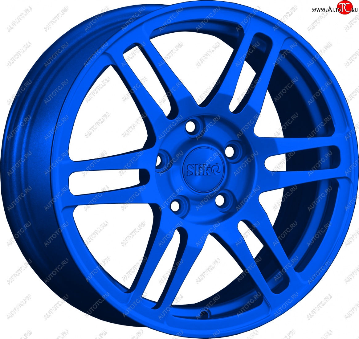 12 949 р. Кованый диск Slik classik R16x6.5 Candy BLUE синий 6.5x16   (Цвет: Candy BLUE синий 6.5x16)  с доставкой в г. Кемерово
