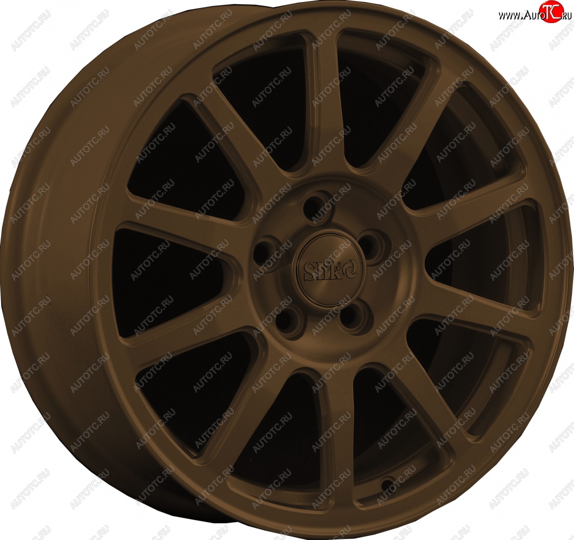 18 999 р. Кованый диск Slik classik R16x6.5 Коньячная бронза. Глянец (BRZCGN) 6.5x16 технику из списка применимости (Цвет: BRZCGN)  с доставкой в г. Кемерово