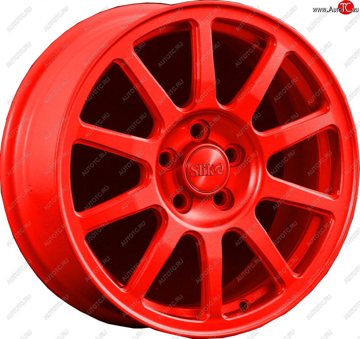 18 999 р. Кованый диск Slik classik R16x6.5 Красный (RED) 6.5x16   (Цвет: RED)  с доставкой в г. Кемерово