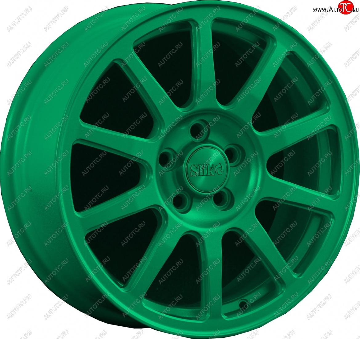 18 999 р. Кованый диск Slik classik R16x6.5 Candy Green изумрудно-зеленый 6.5x16   (Цвет: Candy Green изумрудно-зеленый 6.5x16)  с доставкой в г. Кемерово