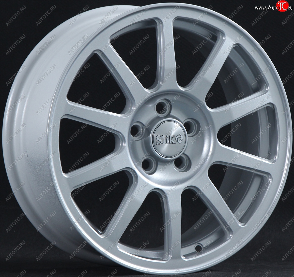18 999 р. Кованый диск Slik classik R16x6.5 Серебристый светлый (S16) 6.5x16   (Цвет: S16)  с доставкой в г. Кемерово
