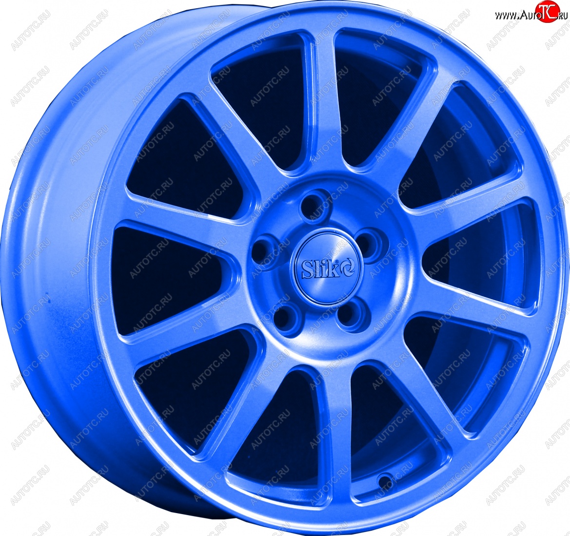 18 999 р. Кованый диск Slik classik R16x6.5 Синий (BLUE) 6.5x16   (Цвет: BLUE)  с доставкой в г. Кемерово