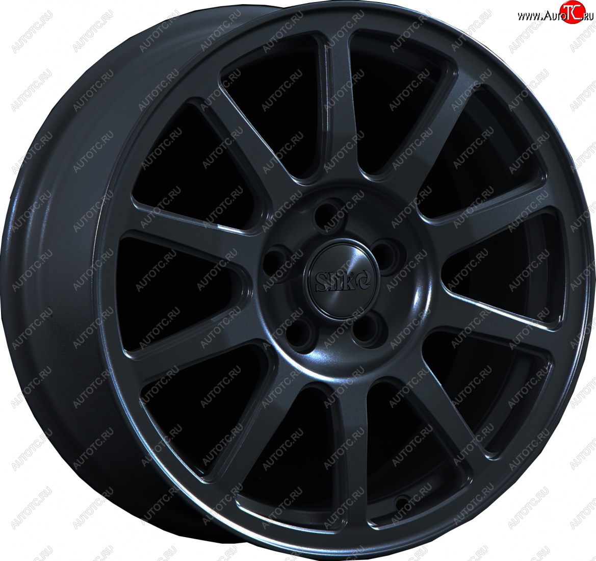 18 999 р. Кованый диск Slik classik R16x6.5 Черный глянцевый (BK) 6.5x16   (Цвет: BK)  с доставкой в г. Кемерово