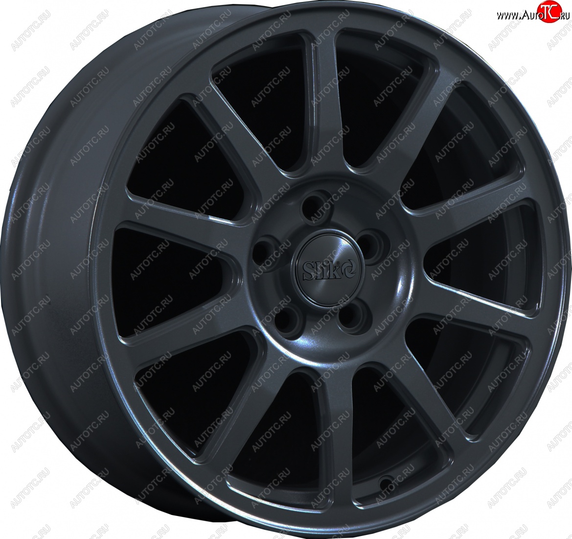 18 999 р. Кованый диск Slik classik R16x6.5 Графит глянцевый (GM) 6.5x16   (Цвет: GM)  с доставкой в г. Кемерово