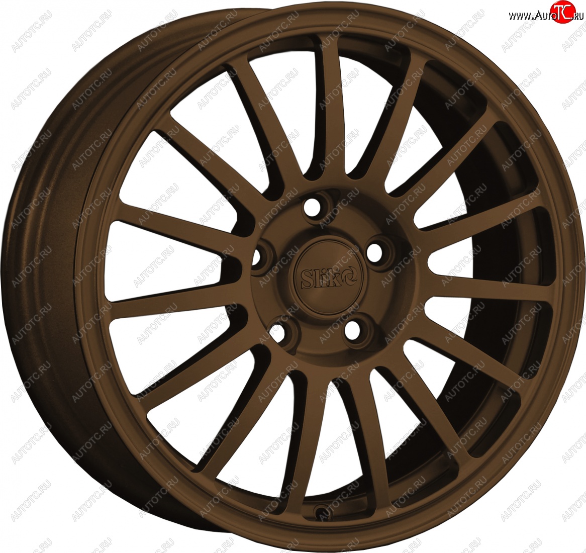 15 249 р. Кованый диск Slik classik R16x6.5 Коньячная бронза. Матовый (MBRZCGN) 6.5x16   (Цвет: MBRZCGN)  с доставкой в г. Кемерово
