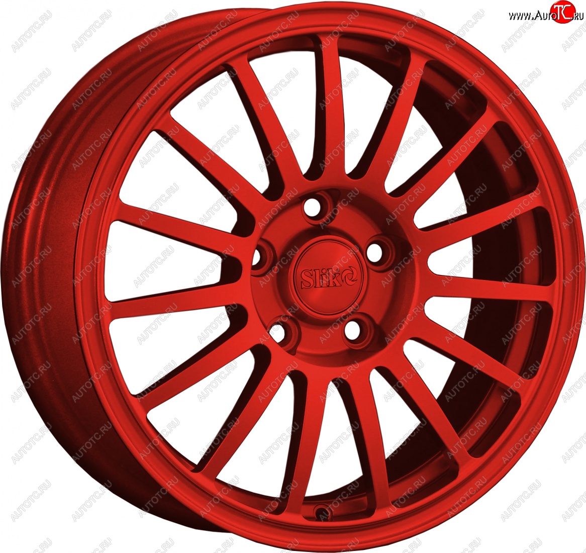 15 249 р. Кованый диск Slik classik R16x6.5 Candy RED красный 6.5x16   (Цвет: Candy RED красный 6.5x16)  с доставкой в г. Кемерово