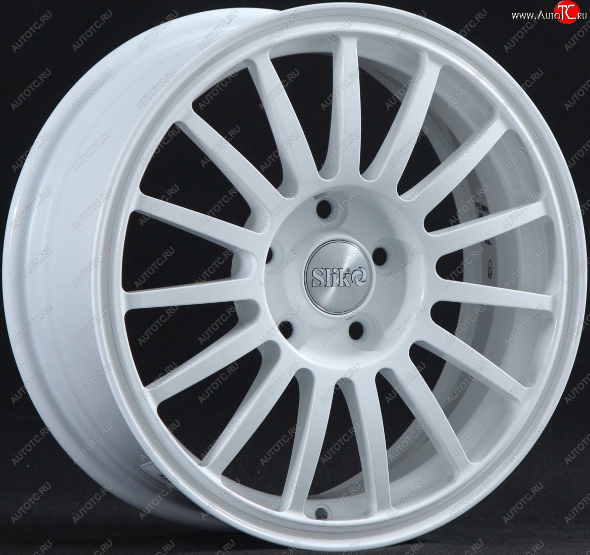15 249 р. Кованый диск Slik classik R16x6.5 Белый (W) 6.5x16   (Цвет: W)  с доставкой в г. Кемерово