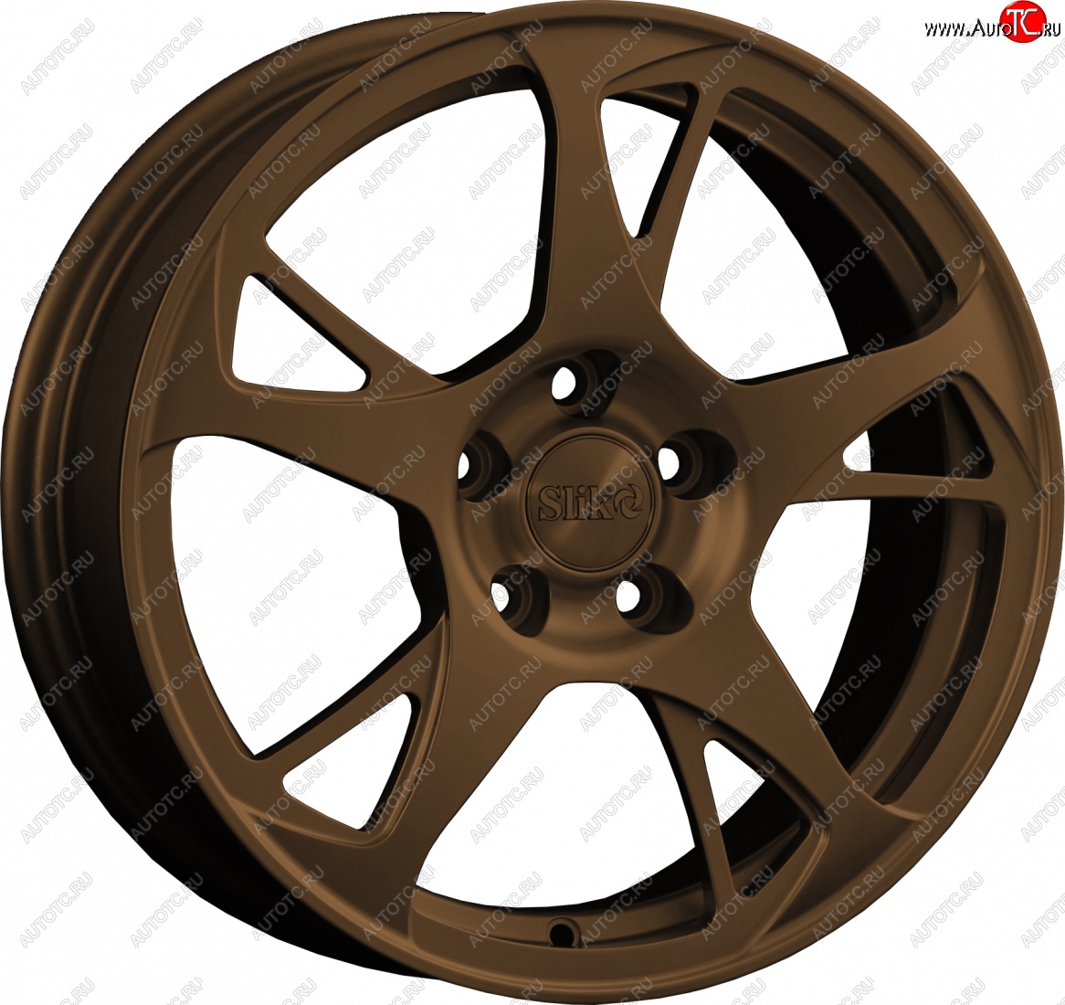 10 999 р. Кованый диск Slik classik R16x6.5 Коньячная бронза. Матовый (MBRZCGN) 6.5x16   (Цвет: MBRZCGN)  с доставкой в г. Кемерово