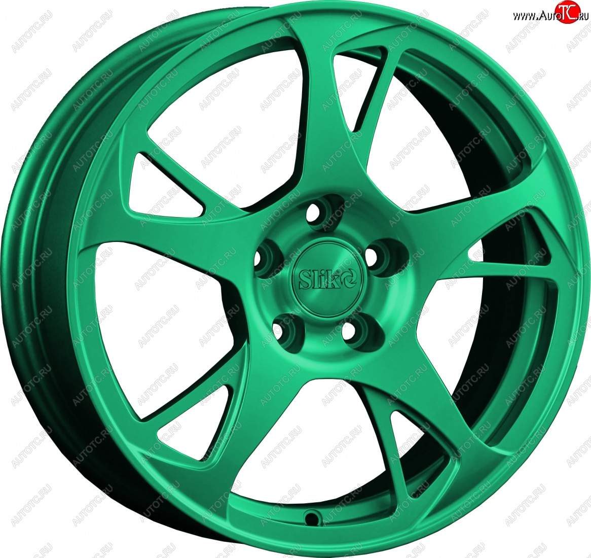 10 999 р. Кованый диск Slik classik R16x6.5 Candy Green изумрудно-зеленый 6.5x16   (Цвет: Candy Green изумрудно-зеленый 6.5x16)  с доставкой в г. Кемерово