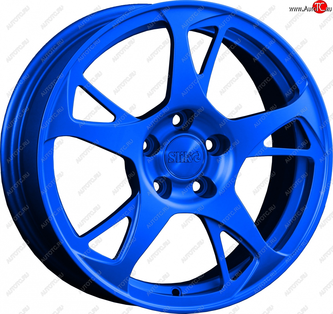 10 999 р. Кованый диск Slik classik R16x6.5 Candy BLUE синий 6.5x16   (Цвет: Candy BLUE синий 6.5x16)  с доставкой в г. Кемерово