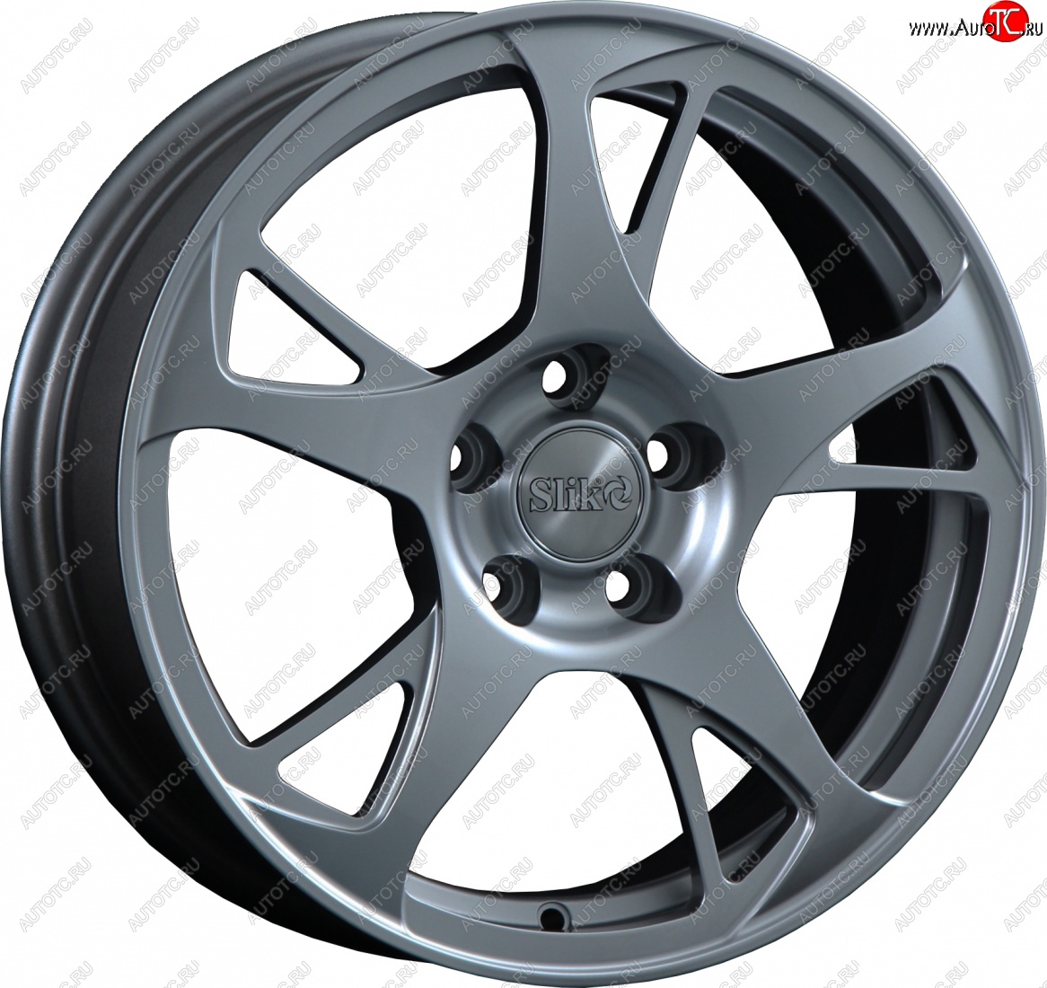 10 699 р. Кованый диск Slik classik R16x6.5 Серебристый тёмный (S25) 6.5x16   (Цвет: S25)  с доставкой в г. Кемерово