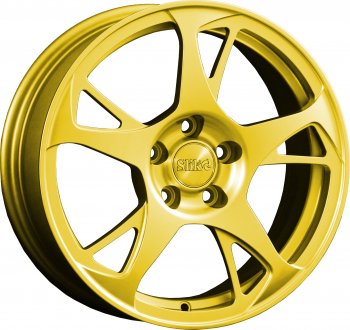 Кованый диск Slik classik R16x6.5 Ярко желтый RAL 1021 (YELLOW) 6.5x16 