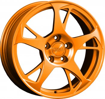 Кованый диск Slik classik R16x6.5 Ярко-оранжевый (ORANGE) 6.5x16 