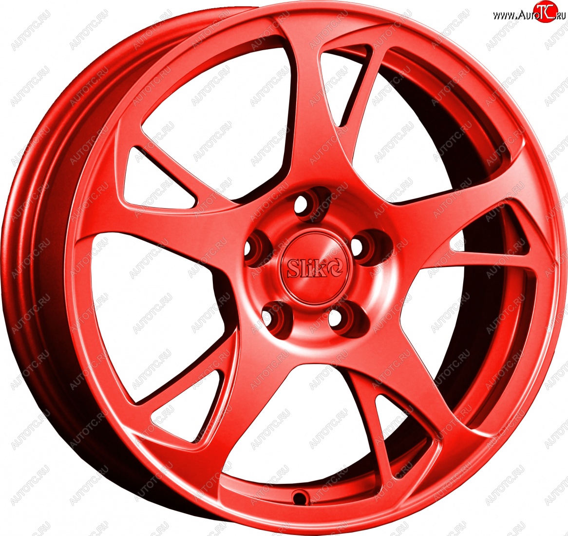 10 999 р. Кованый диск Slik classik R16x6.5 RAL 3026 ярко-алый (3026) 6.5x16 технику из списка применимости (Цвет: 3026)  с доставкой в г. Кемерово