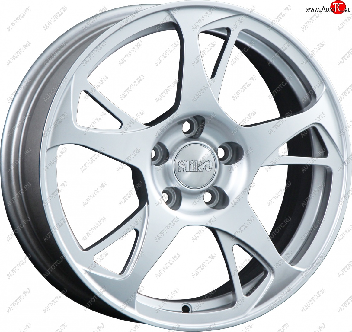 10 999 р. Кованый диск Slik classik R16x6.5 Белый (W) 6.5x16   (Цвет: W)  с доставкой в г. Кемерово