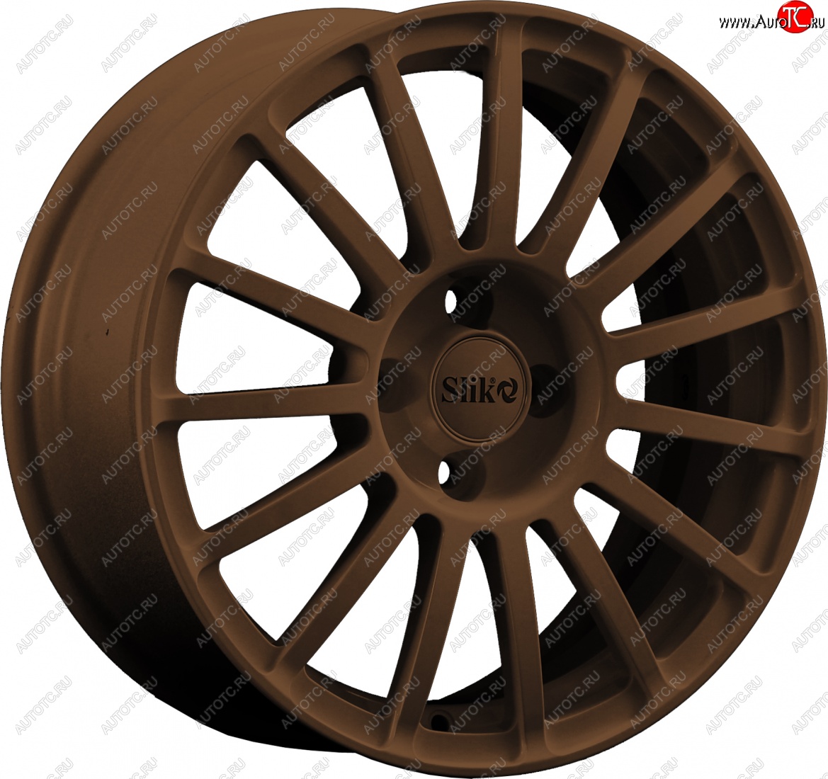 18 999 р. Кованый диск Slik classik R16x6.5 Коньячная бронза. Матовый (MBRZCGN) 6.5x16 технику из списка применимости (Цвет: MBRZCGN)  с доставкой в г. Кемерово