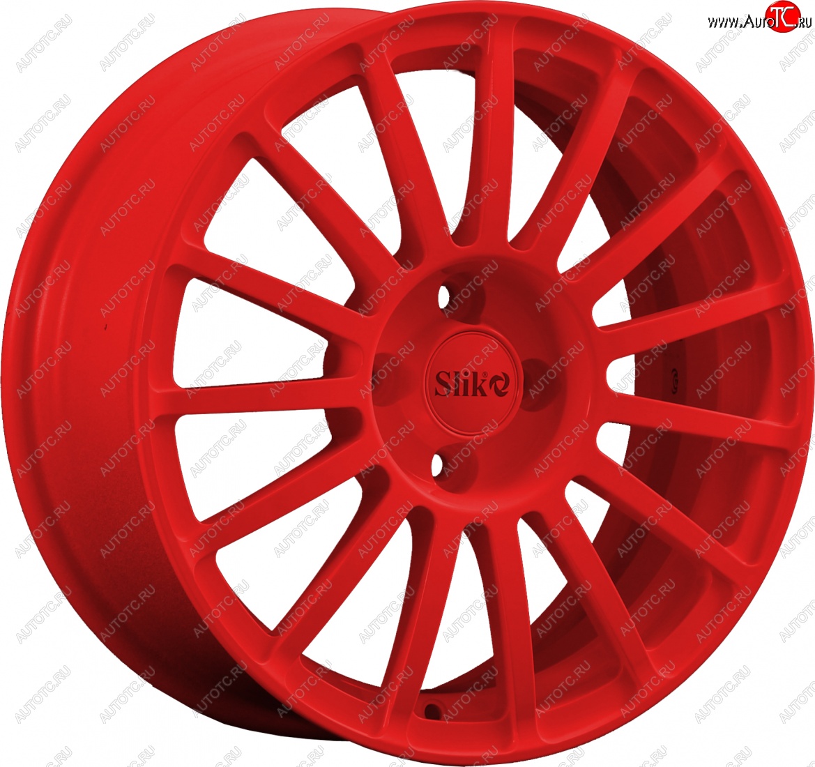 18 999 р. Кованый диск Slik classik R16x6.5 Красный (RED) 6.5x16   (Цвет: RED)  с доставкой в г. Кемерово