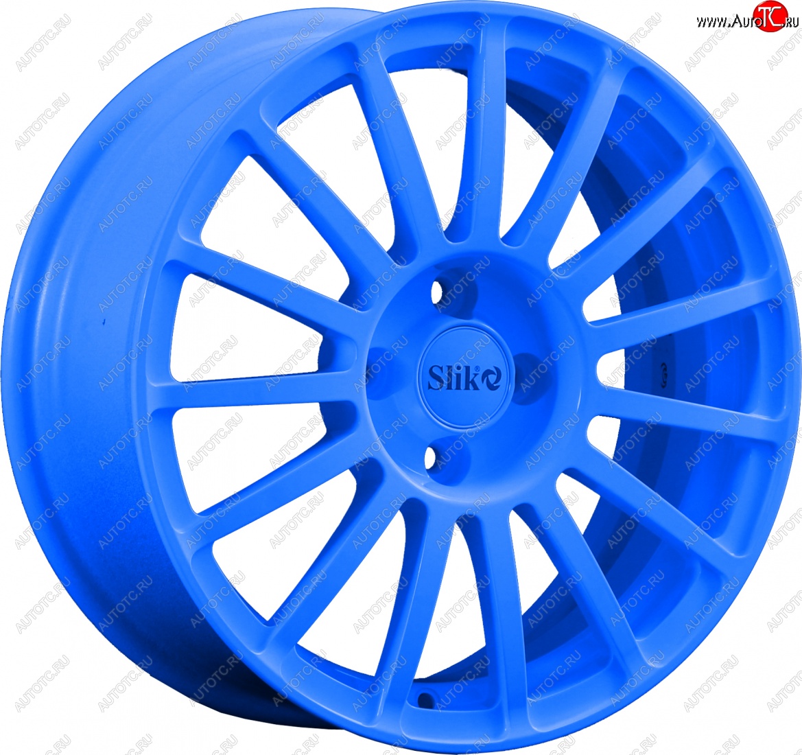 18 999 р. Кованый диск Slik classik R16x6.5 Синий (BLUE) 6.5x16   (Цвет: BLUE)  с доставкой в г. Кемерово