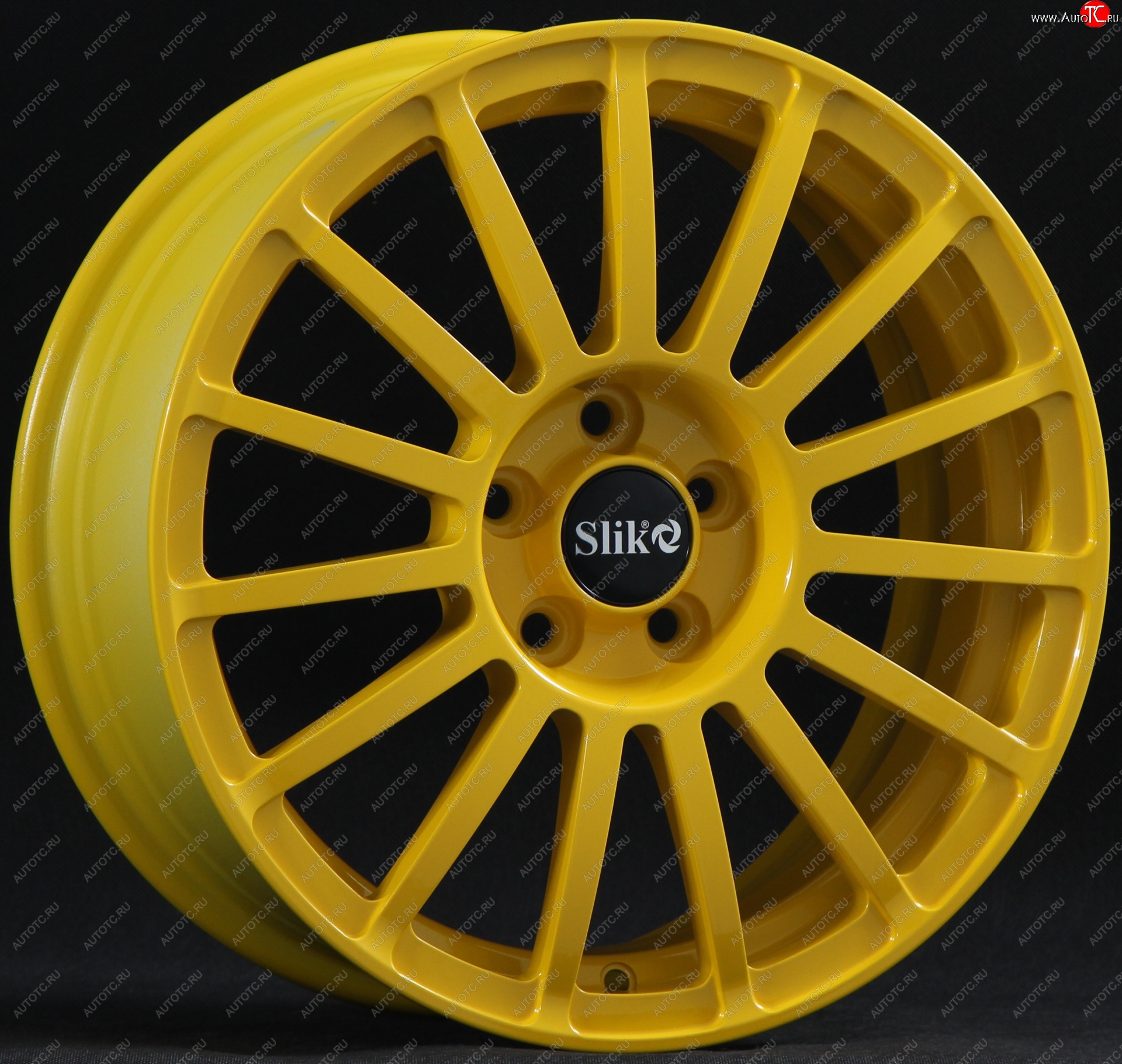 18 999 р. Кованый диск Slik classik R16x6.5 Ярко желтый RAL 1021 (YELLOW) 6.5x16   (Цвет: YELLOW)  с доставкой в г. Кемерово