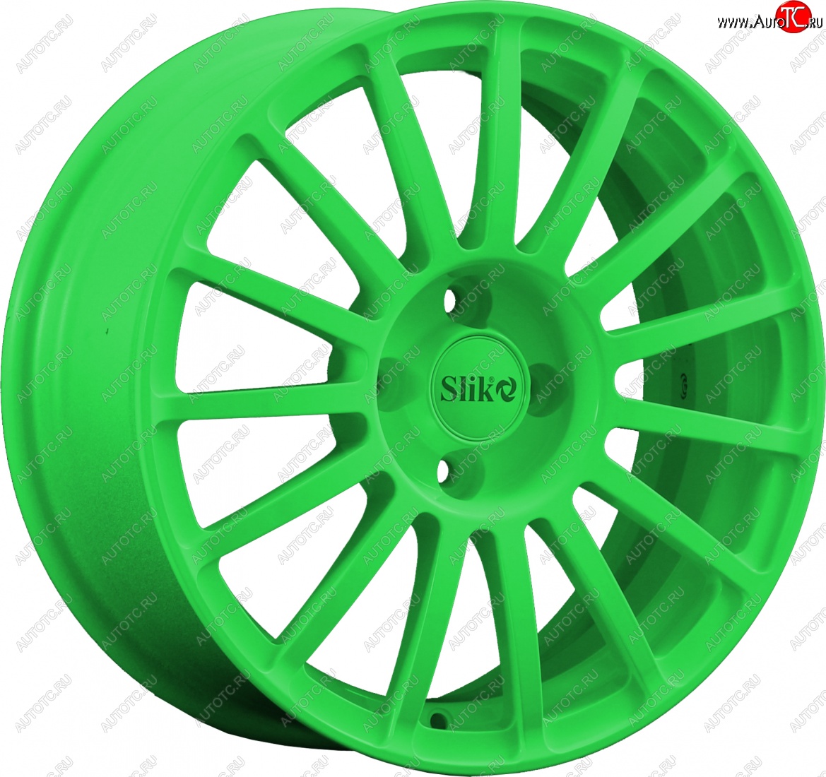 18 999 р. Кованый диск Slik classik R16x6.5 RAL 6038 ярко-зеленый (6038) 6.5x16   (Цвет: 6038)  с доставкой в г. Кемерово