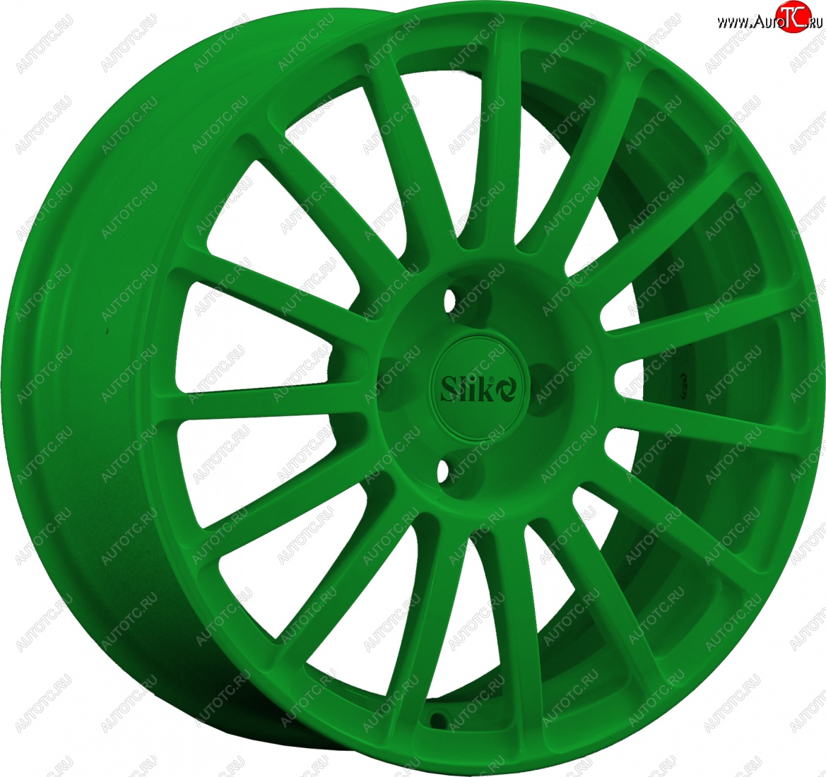 18 999 р. Кованый диск Slik classik R16x6.5 Зеленый (GREEN) 6.5x16   (Цвет: GREEN)  с доставкой в г. Кемерово