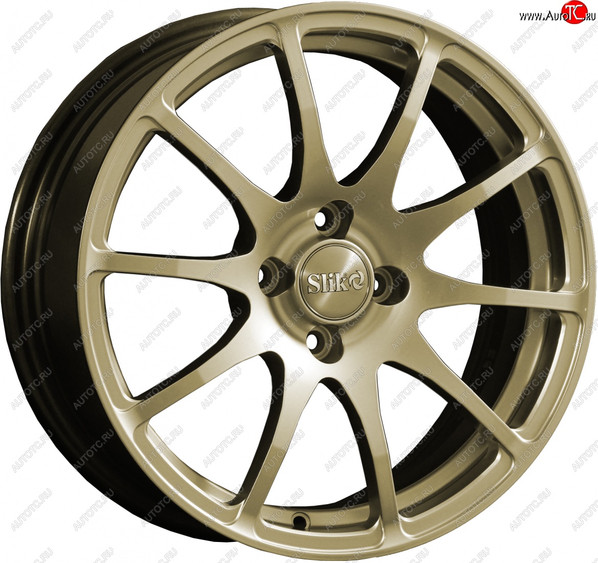 18 999 р. Кованый диск Slik classik R16x6.5 Золотой (G) 6.5x16   (Цвет: G)  с доставкой в г. Кемерово