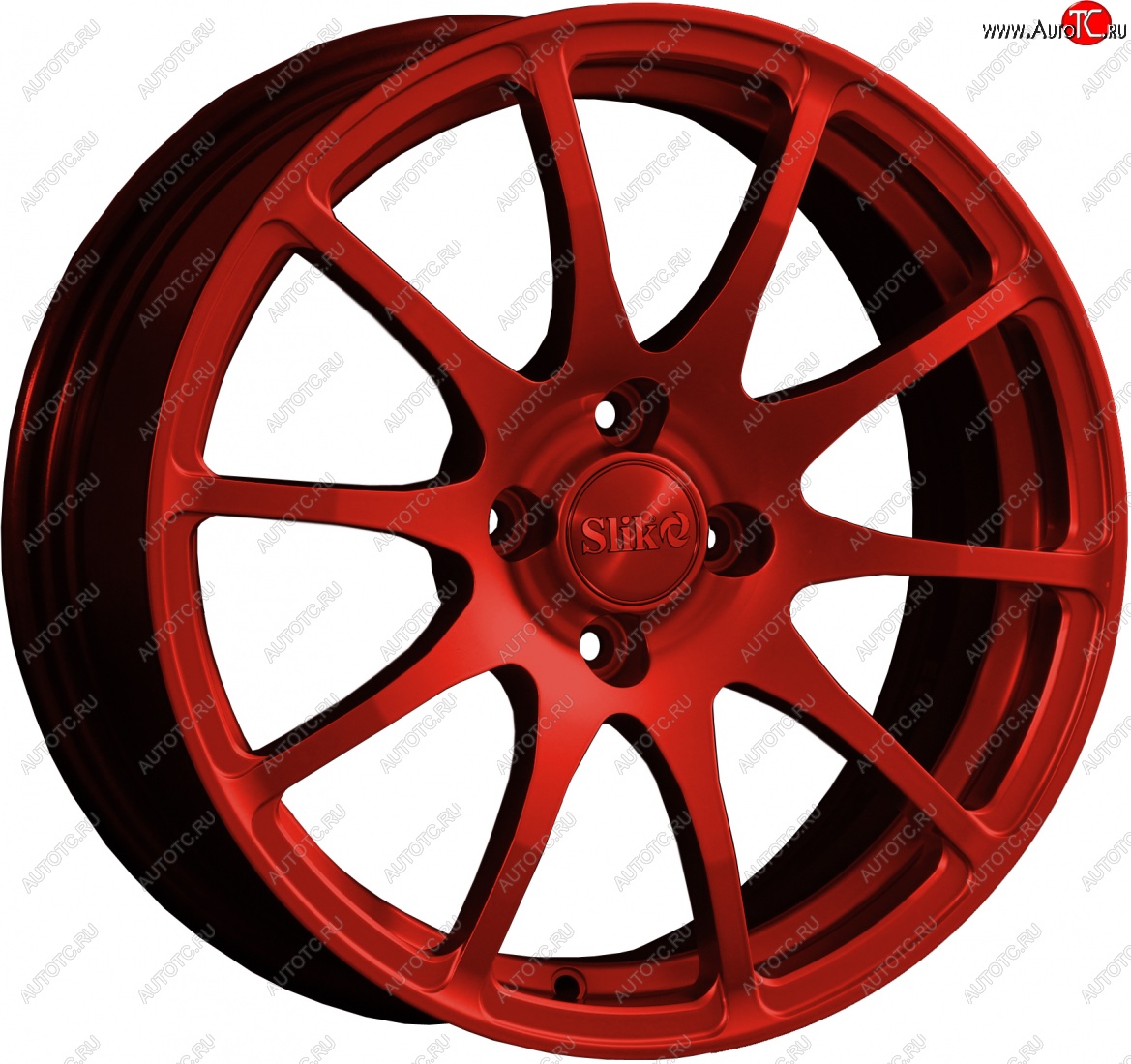 18 999 р. Кованый диск Slik classik R16x6.5 Красный (RED) 6.5x16   (Цвет: RED)  с доставкой в г. Кемерово
