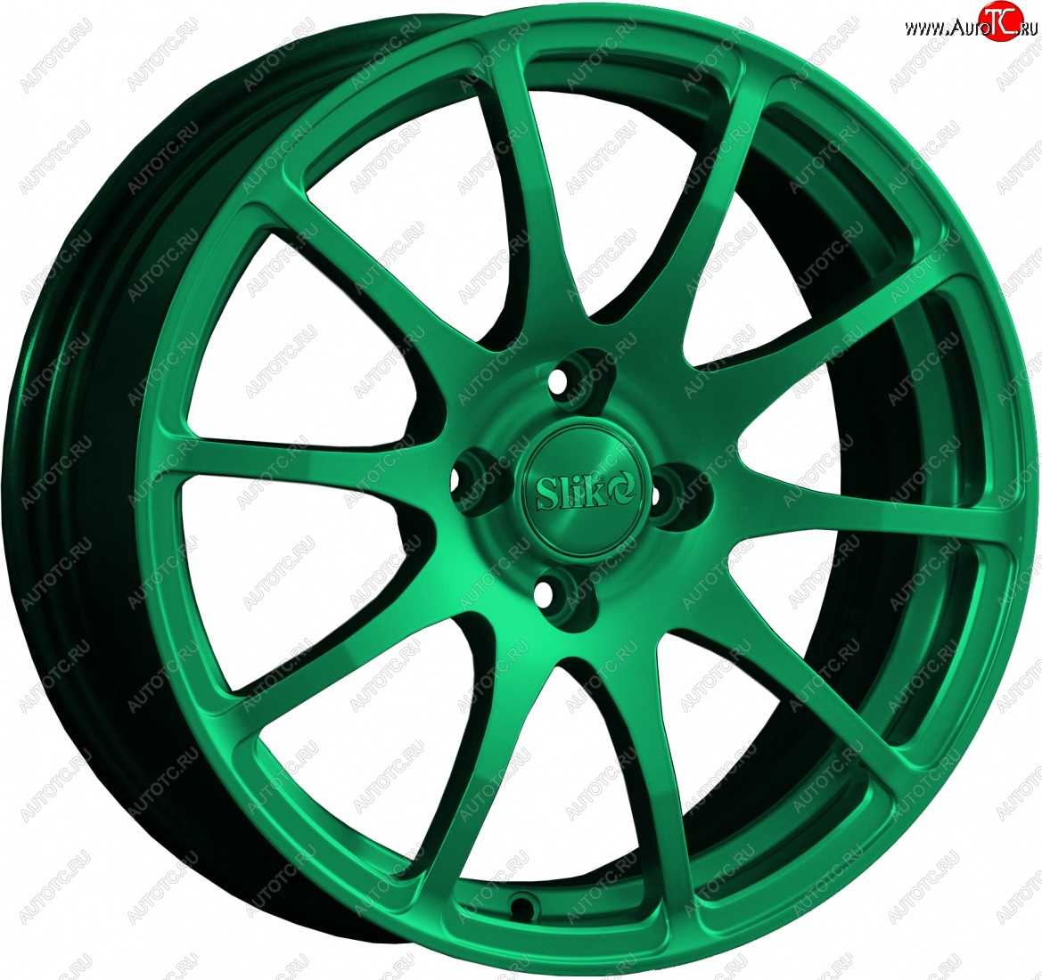 18 999 р. Кованый диск Slik classik R16x6.5 Candy Green изумрудно-зеленый 6.5x16   (Цвет: Candy Green изумрудно-зеленый 6.5x16)  с доставкой в г. Кемерово