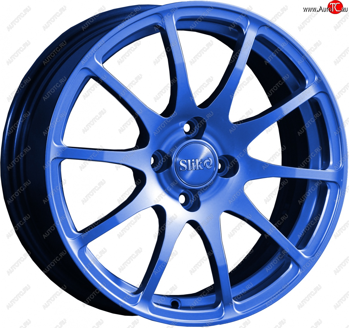 18 999 р. Кованый диск Slik classik R16x6.5 Синий (BLUE) 6.5x16   (Цвет: BLUE)  с доставкой в г. Кемерово