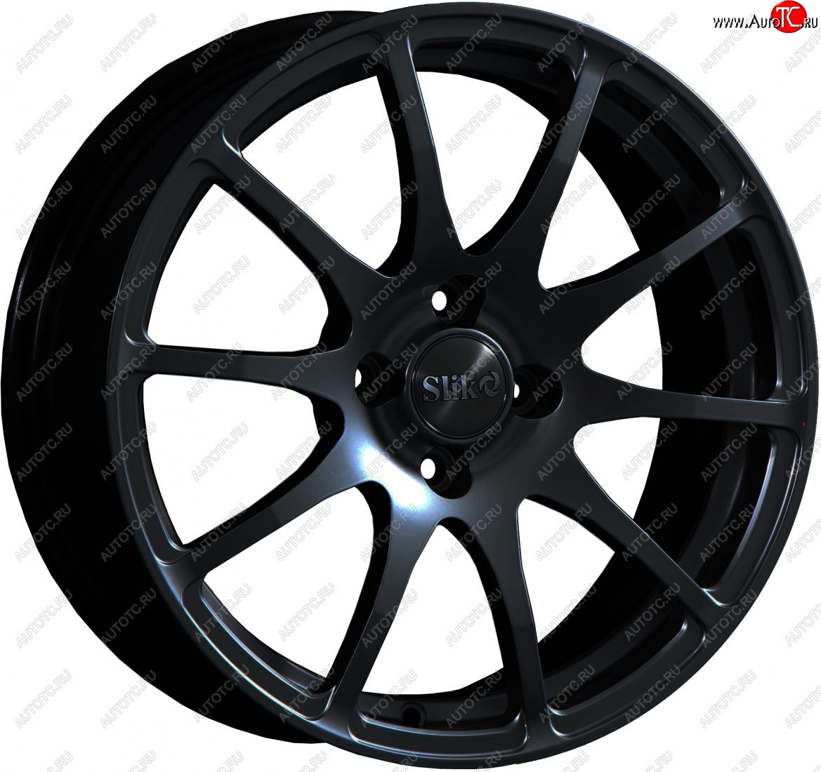 18 999 р. Кованый диск Slik classik R16x6.5 Черный глянцевый (BK) 6.5x16   (Цвет: BK)  с доставкой в г. Кемерово
