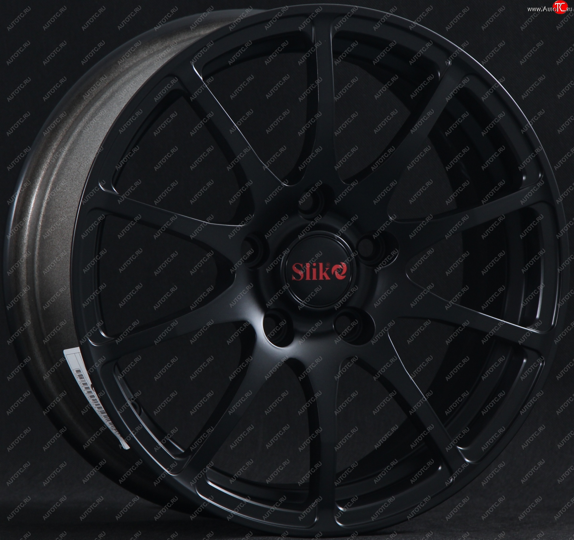 26 499 р. Кованый диск Slik classik R16x6.5 Черный матовый (MB) 6.5x16   (Цвет: MB)  с доставкой в г. Кемерово
