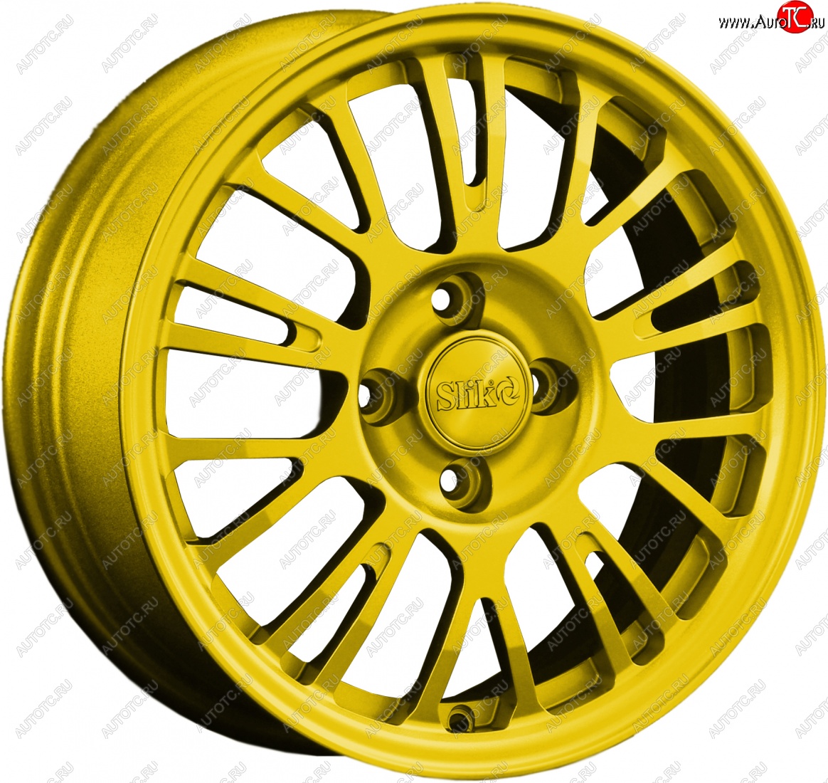 14 799 р. Кованый диск Slik Classik 6x15 (Ярко-желтый RAL 1021)   (Цвет: Ярко-желтый RAL 1021)  с доставкой в г. Кемерово