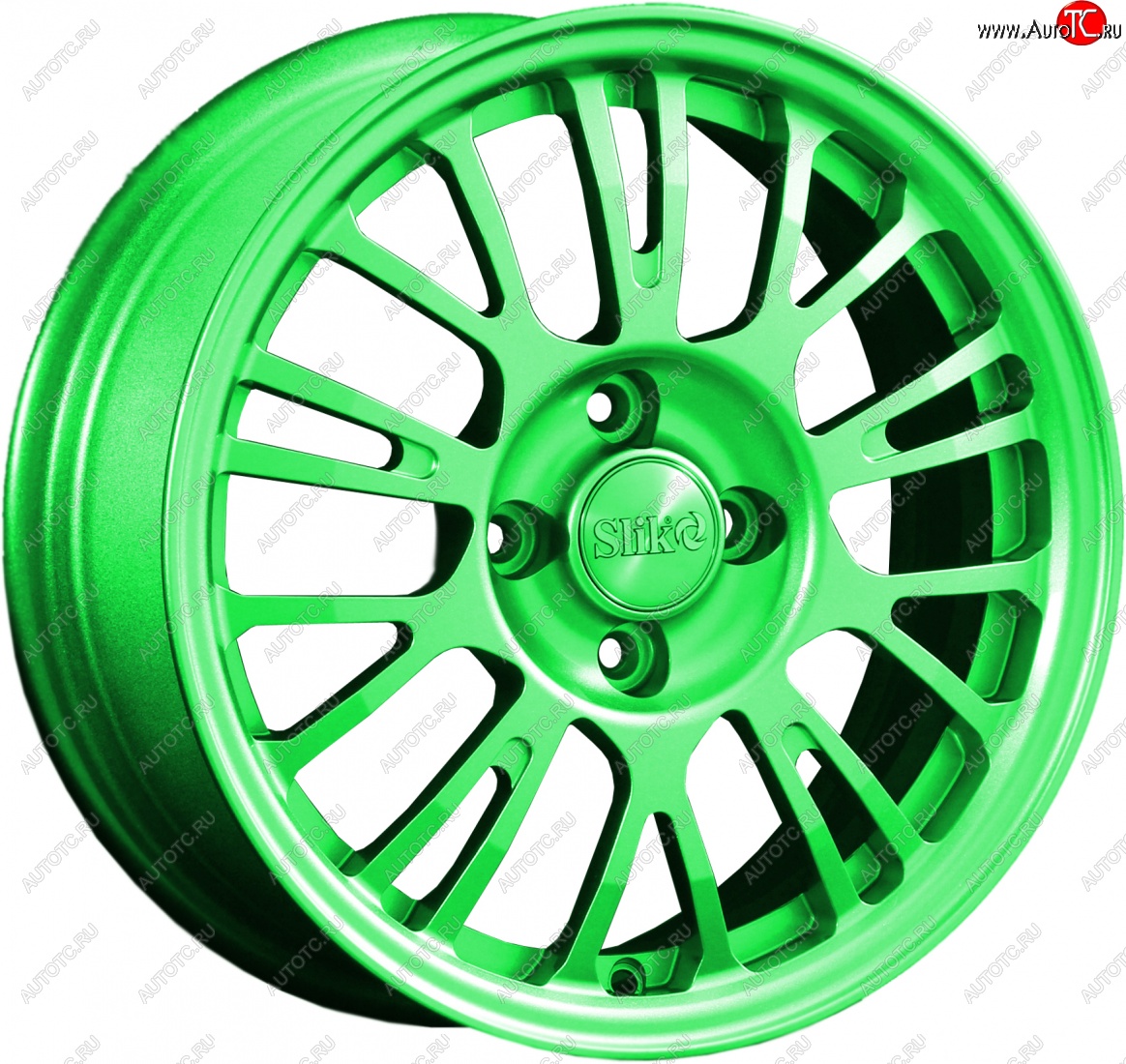 14 799 р. Кованый диск Slik Classik 6x15 (RAL 6038 ярко-зеленый)   (Цвет: RAL 6038 ярко-зеленый)  с доставкой в г. Кемерово